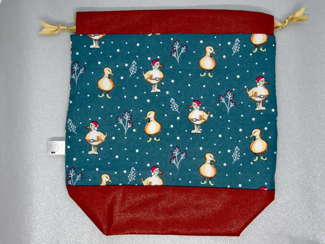 Festive Ducks Project Bag