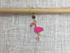 Flamingo Stitch Marker / Progress Keeper