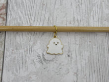 Load image into Gallery viewer, Cute Ghost Stitch Marker / Progress Keeper